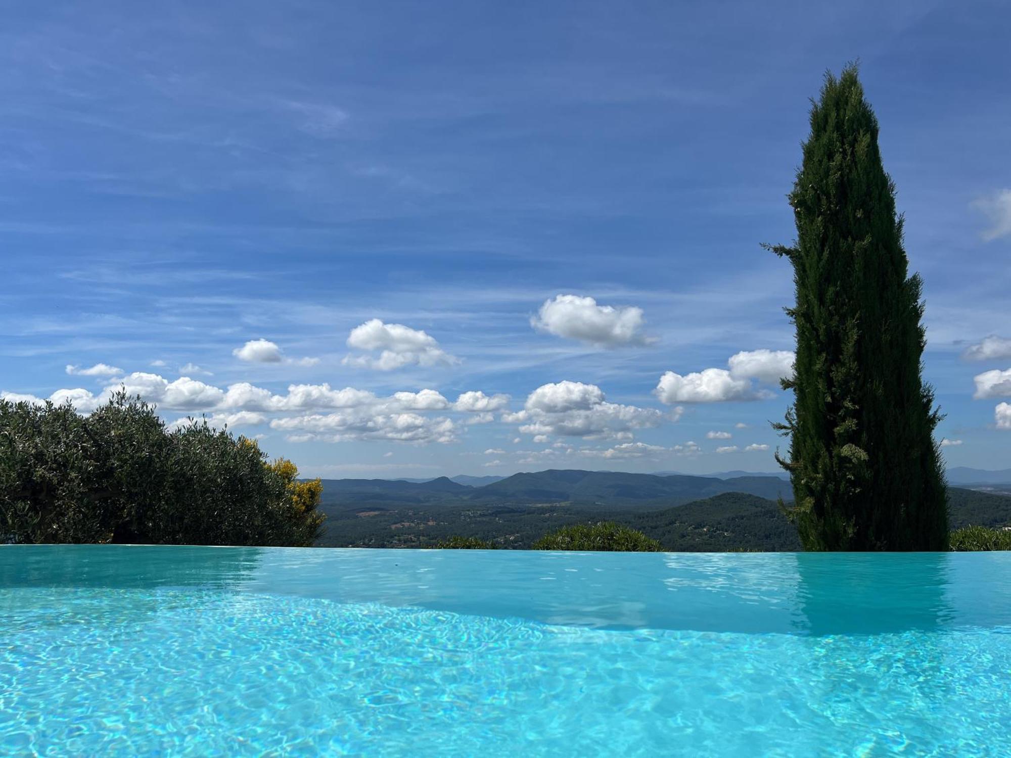 Villa La Genestiere - Familienoase Und Golfertraum Mit Infinity-Pool Und 180-Grad-Panoramablick Bis Zum Meer Сейан Экстерьер фото